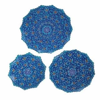 تصویر 3 از خرید بشقاب مینا کاری اصل + قیمت فروش استثنائی